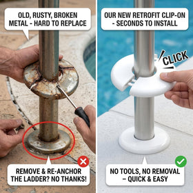 BOYAODUXUE 2-inch railing escutcheon provides snug fit and quick installation.