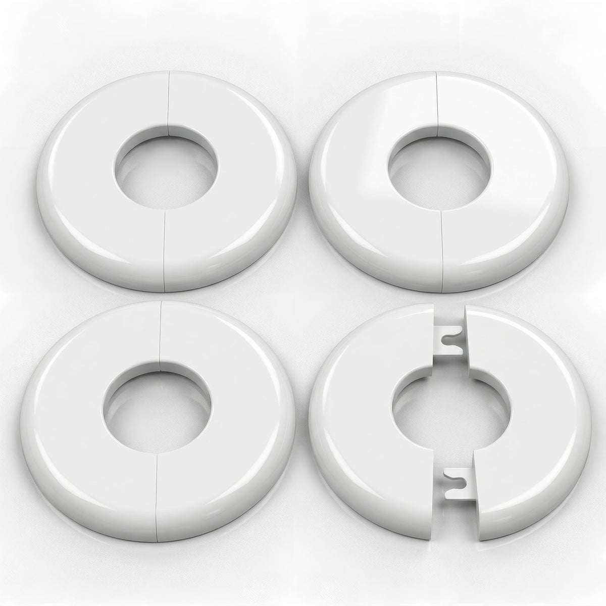 BOYAODUXUE pool escutcheon plates cover 1.9-inch tubing for a clean, modern look.