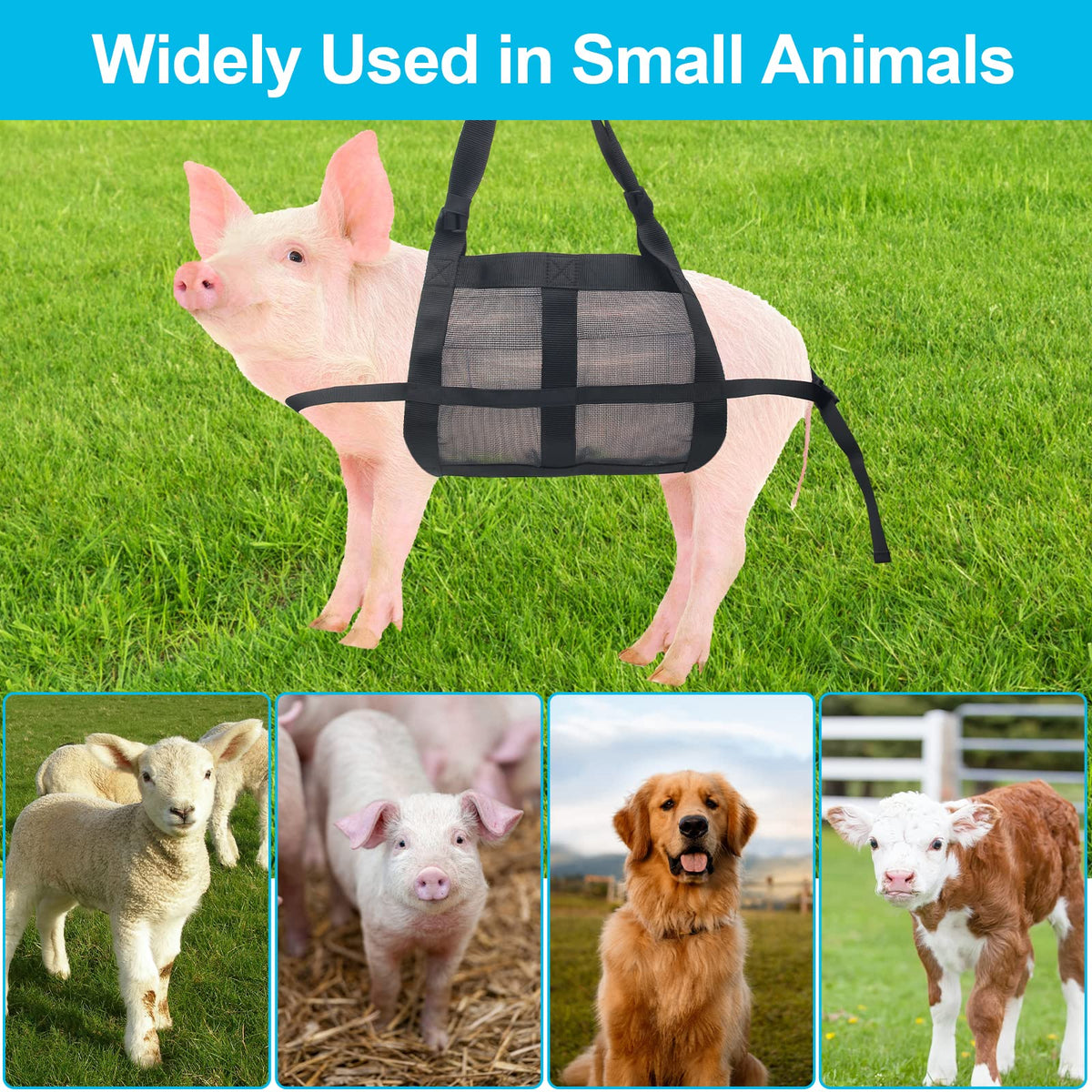 Boyistar weight sling 60-by-36-cm fits newborn animals.