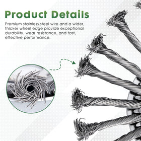 BOYUANSCH rust-resistant design withstands rocks and hard surfaces during cleaning.