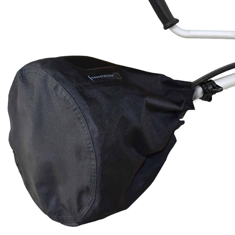 Bozzcovers Trimmer Engine Cover waterproof 600D fabric protects lawn equipment from rain and dust