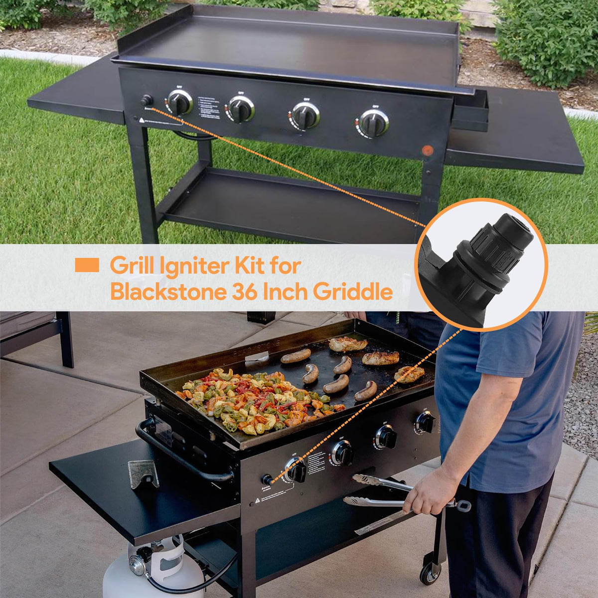 BQMAX Blackstone 36-inch compatibility ensures seamless fit with your griddle