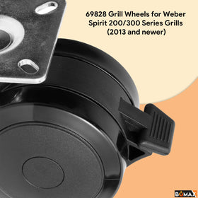 BQMAX four-wheel kit includes all four casters for easy installation.