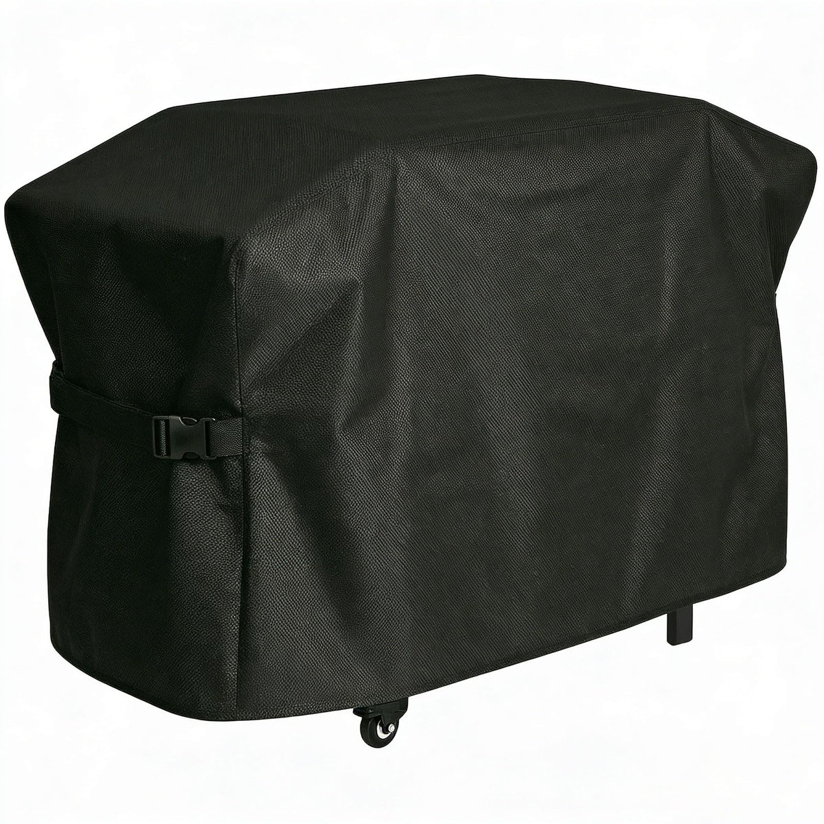 BQMAX griddle cover on hood fit protects Blackstone 28 inch grill outdoors.