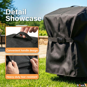 BQMAX two-shelf compatible cover protects two shelf setups outdoors.