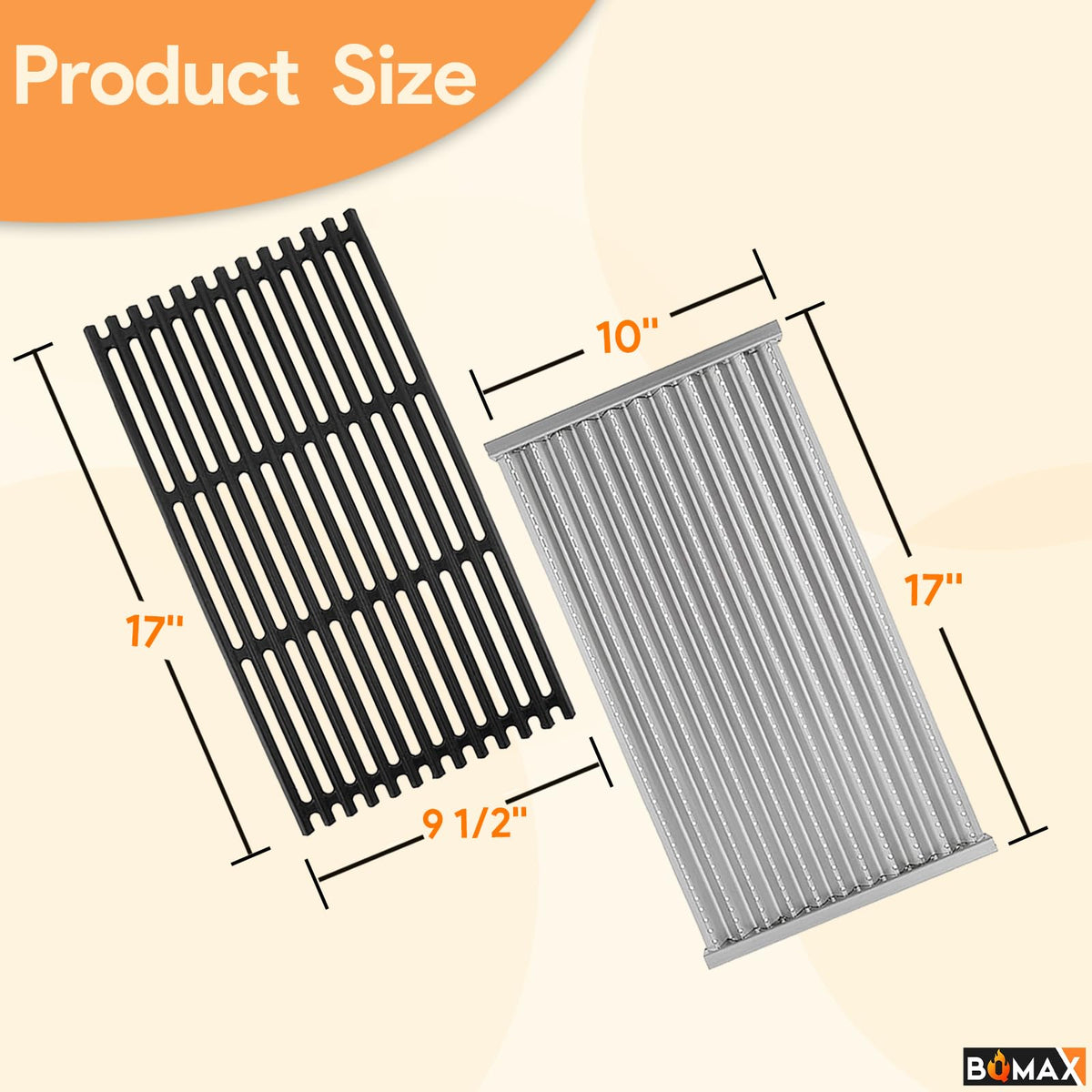 BQMAX replacement kit compatible with Char-Broil infrared grills for quick upgrades.