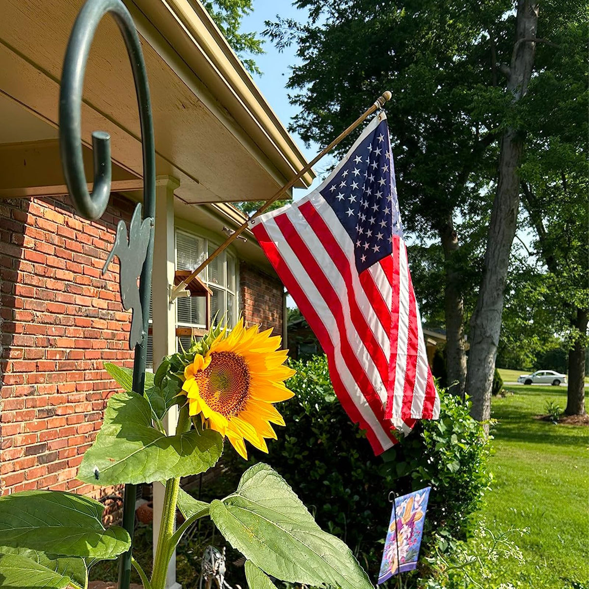 Bradford flag ideal for home yards, porches, and office displays