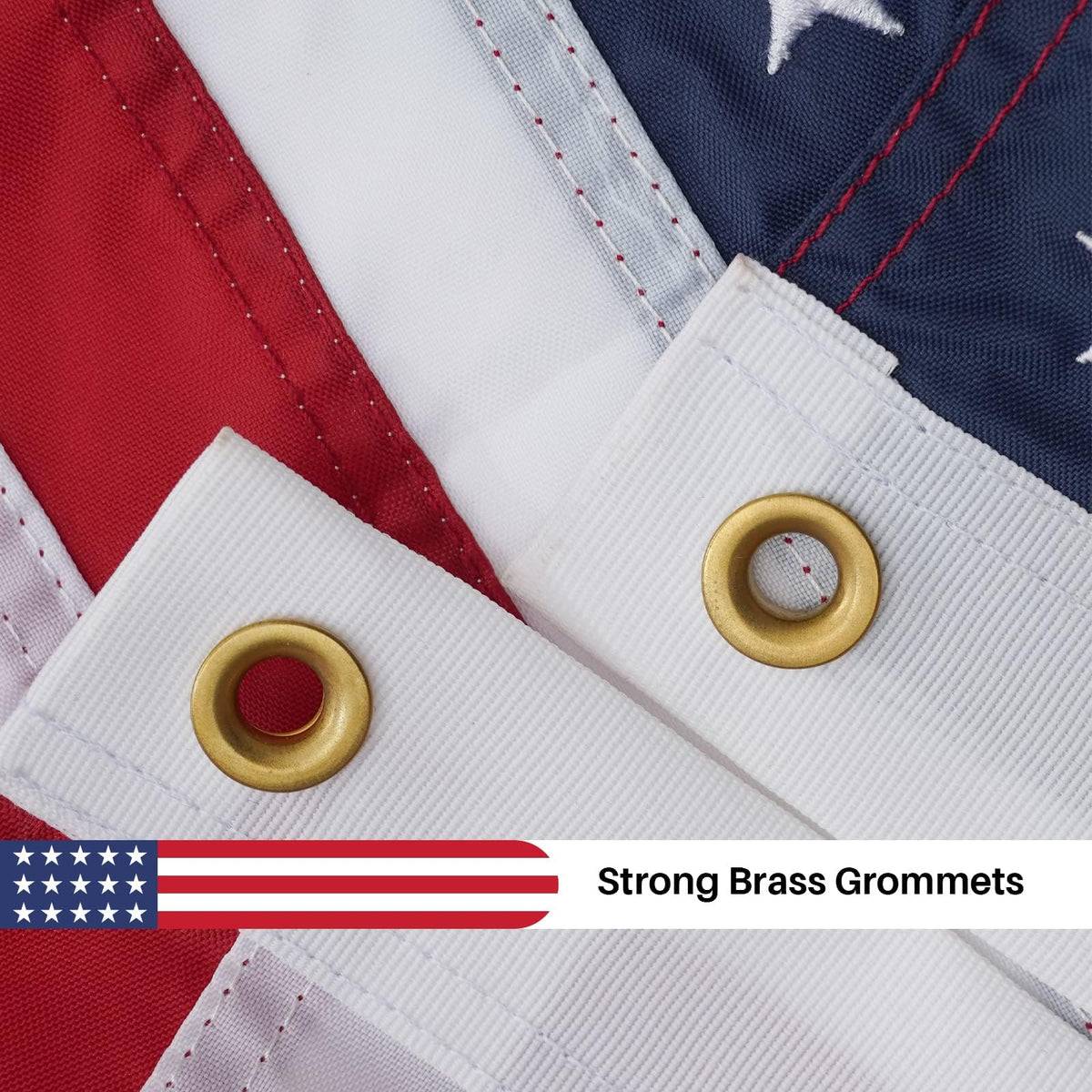 Bradford flag for outdoor or indoor patriotic decoration.