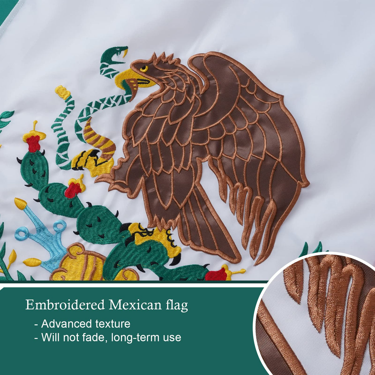 Bradford fadeproof nylon flag maintains bright color across seasons