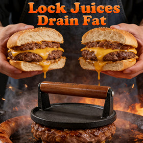 Brandon-super easy-clean-cast-iron design simplifies after-cook cleanup