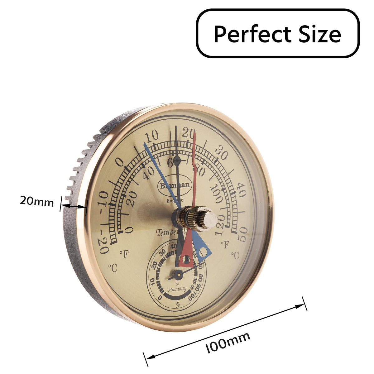 Brannan min-max reset feature image enables quick tracking of temperature swings.