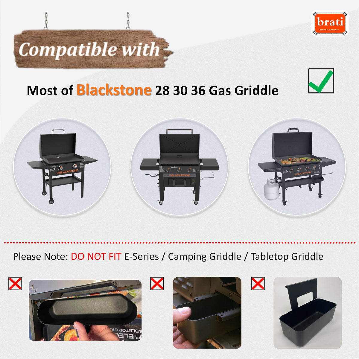 Compatible with Blackstone Omnivore griddles for versatile setup.