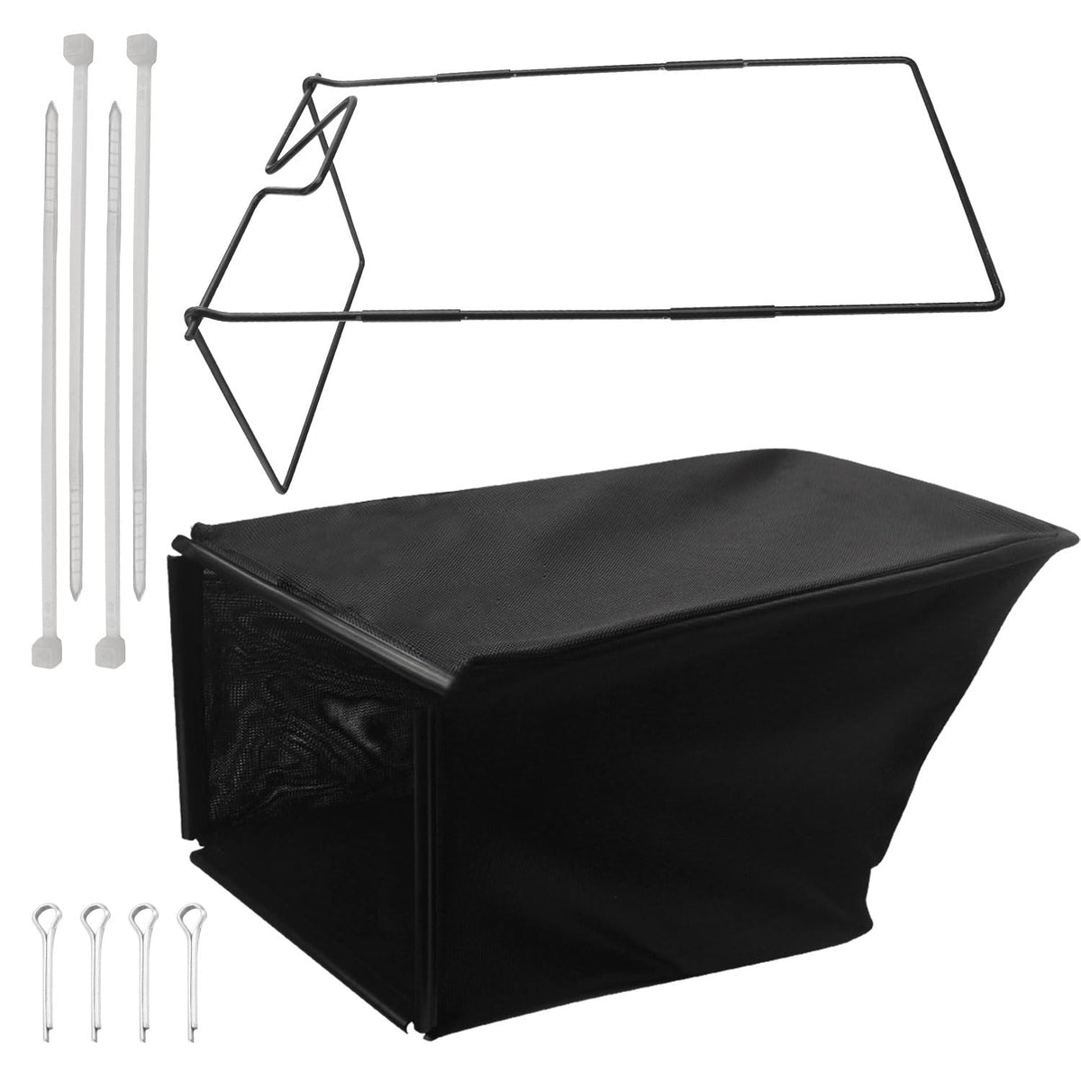 Braveboy 59312 bag and frame kit attached to Toro 22-inch Recycler for efficient grass collection