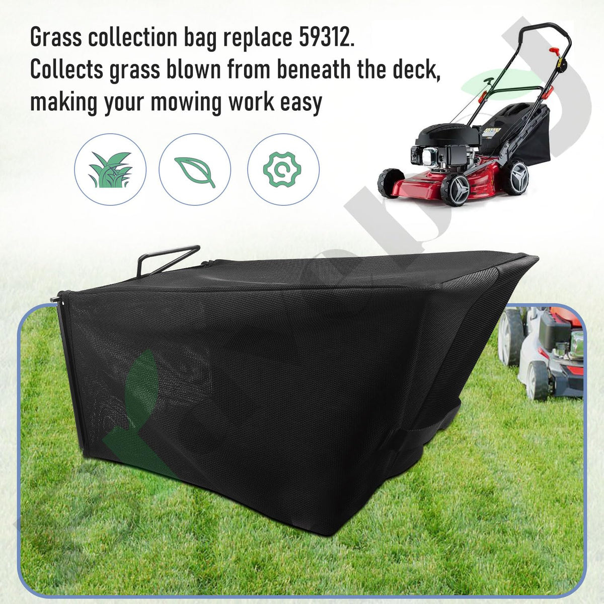 Braveboy 59312 bag close-up showing durable fabric and secure frame