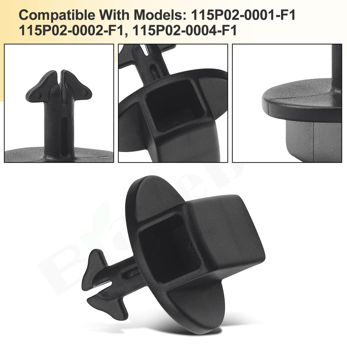Braveboy 597244 knob installed on a tractor showing secure, quick-fit compatibility
