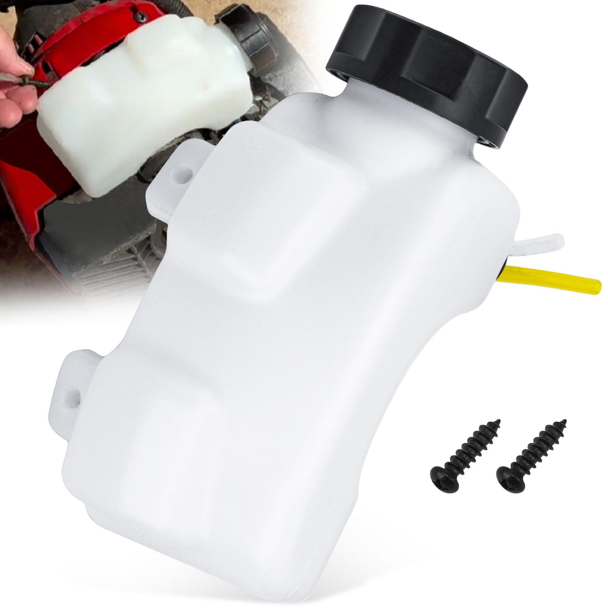 Braveboy fuel tank assembly illustration for easy replacement in compatible yard tools