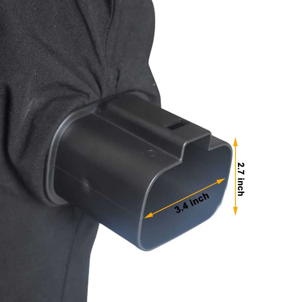 Braveboy 5140125-95 bottom zipper close-up for secure disposal.