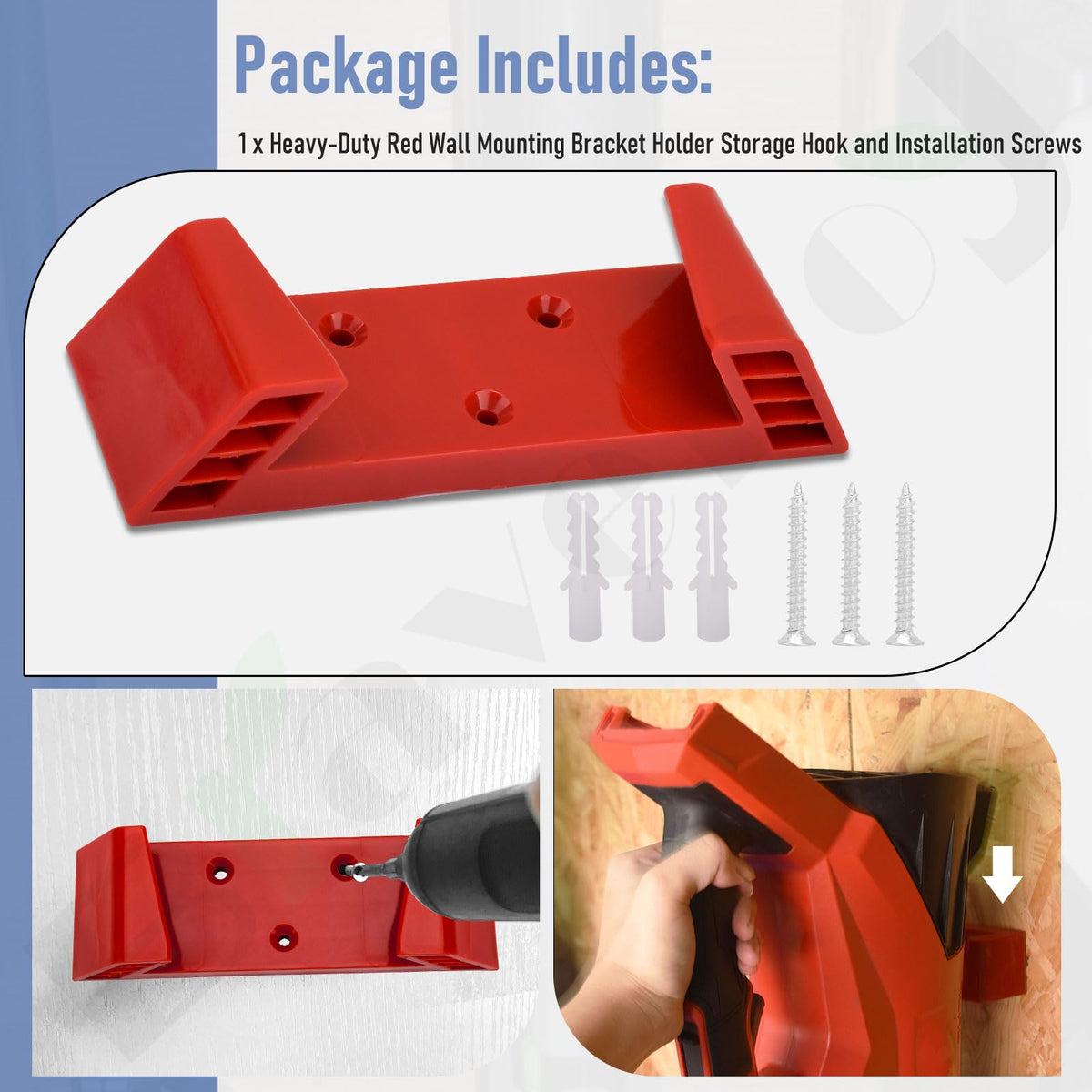 Braveboy bracket with pre-drilled holes for easy install and fast setup.