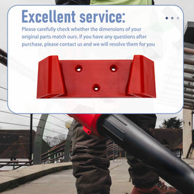 Braveboy storage hook keeps your leaf blower neatly hung and accessible.