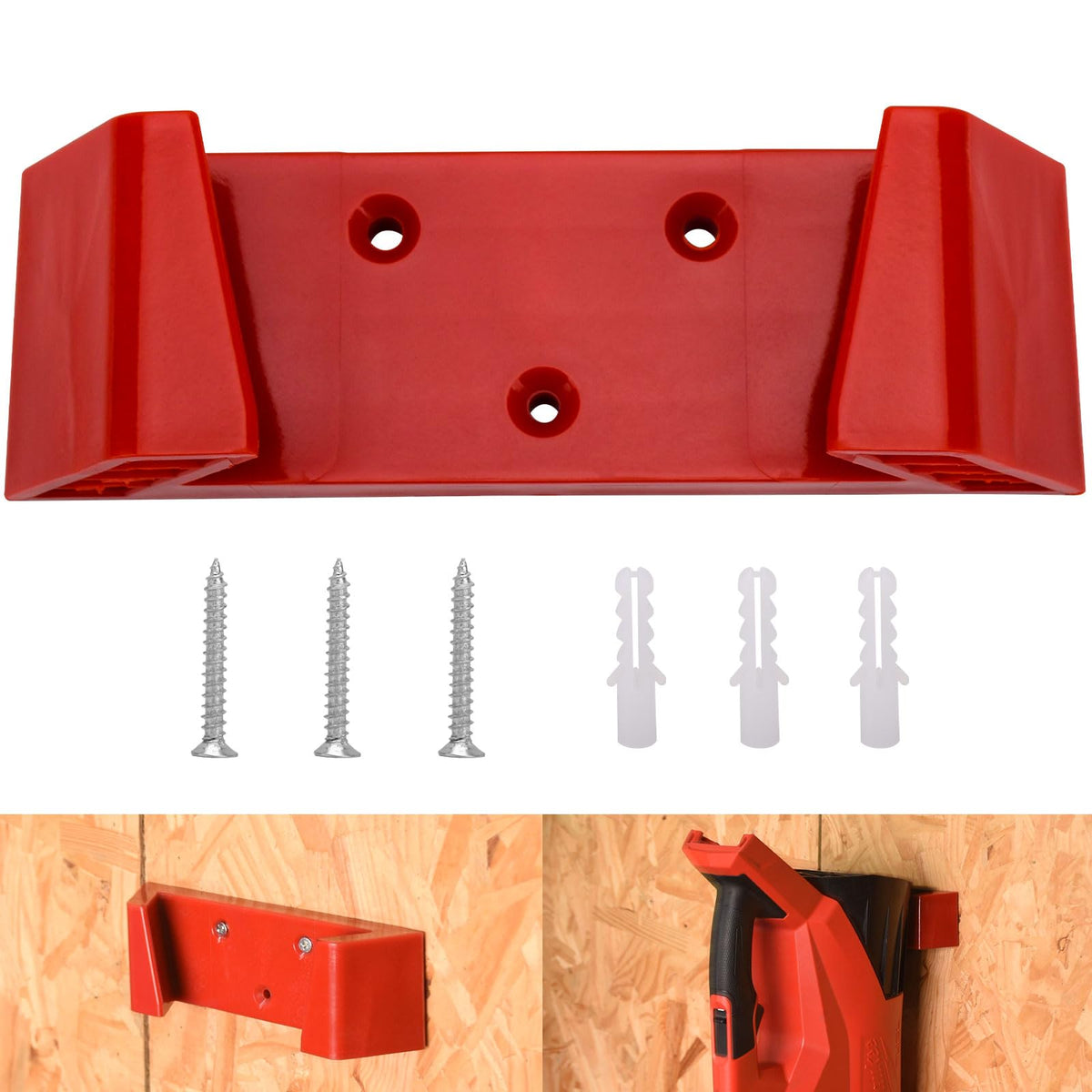 Braveboy wall mount bracket for 18V blower, compatible with 3017-20 and 3017-21 for secure storage.
