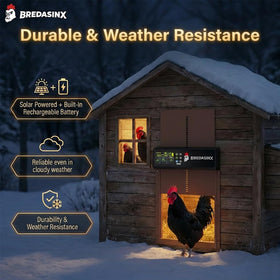 BREDASINX solar-powered setup outdoors shows off-grid performance.