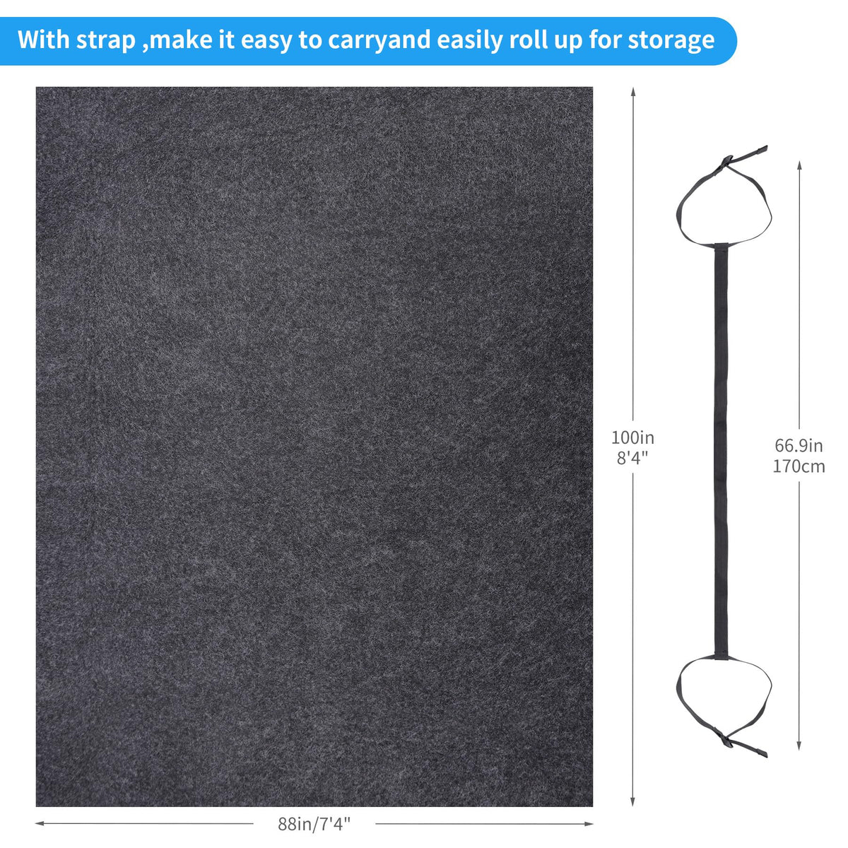 Close-up of BREENHILL waterproof backing showing moisture protection.