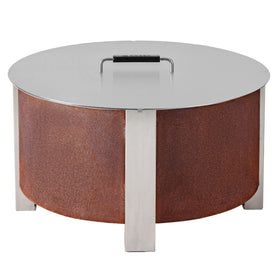 Breeo USA-made firepit lid showcases craftsmanship and protection.