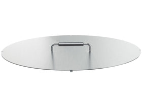 Breeo X24 firepit lid ensures easy storage and quick setup.