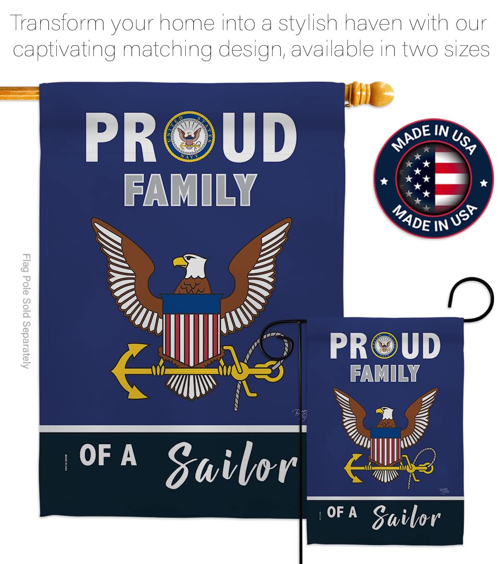Breeze Decor Double-Sided print garden flag, readable from both sides for versatile placement.