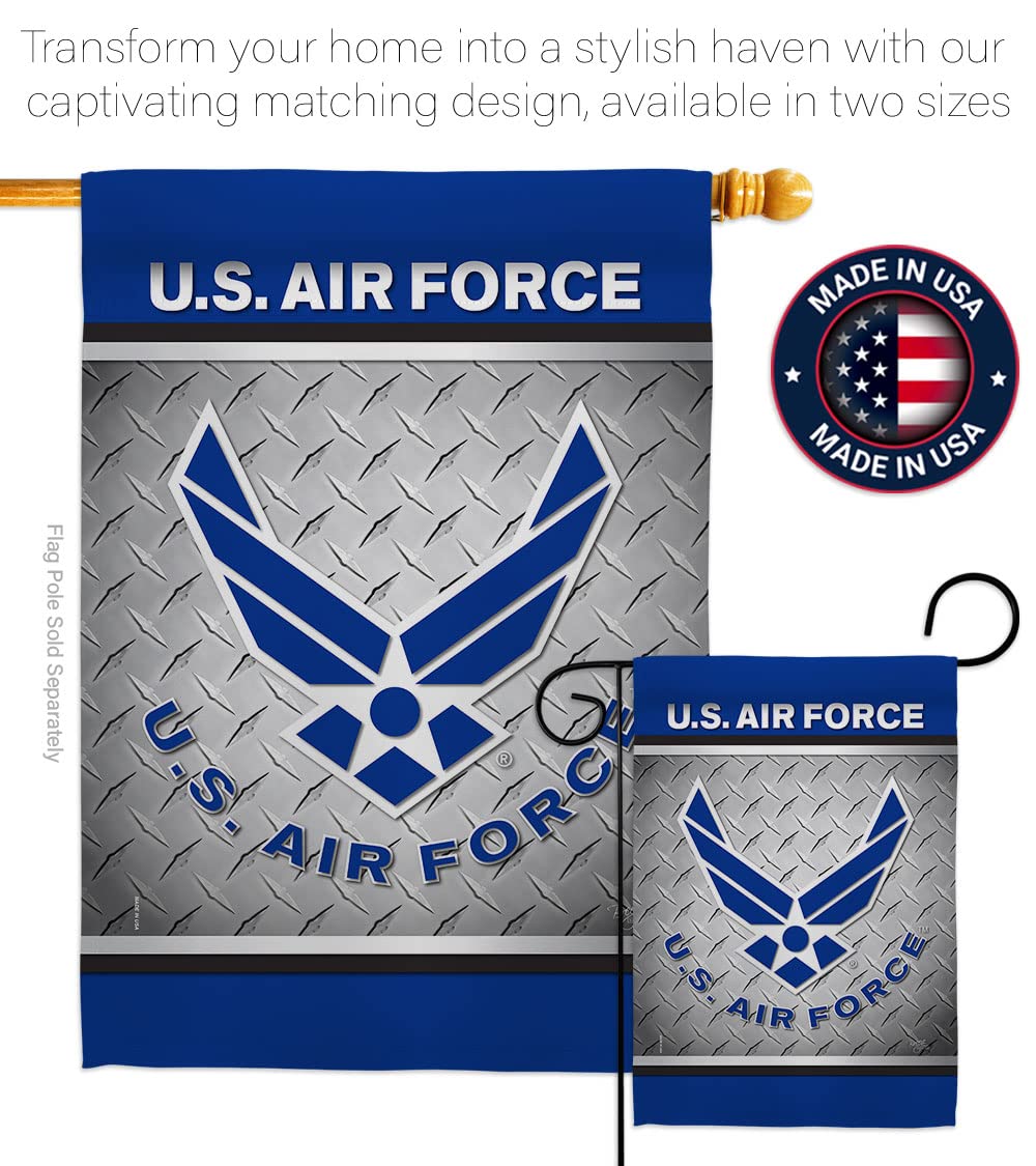 Breeze Decor military garden flag weather resistant for frequent outdoor use.