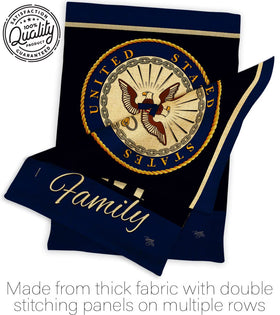 Breeze Decor military-theme garden flag for respectful yard decor.