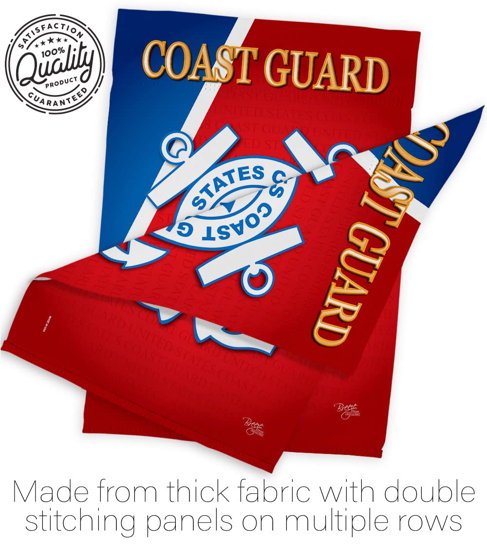 Breeze Decor US Coast Guard flag officially licensed authentic decor.