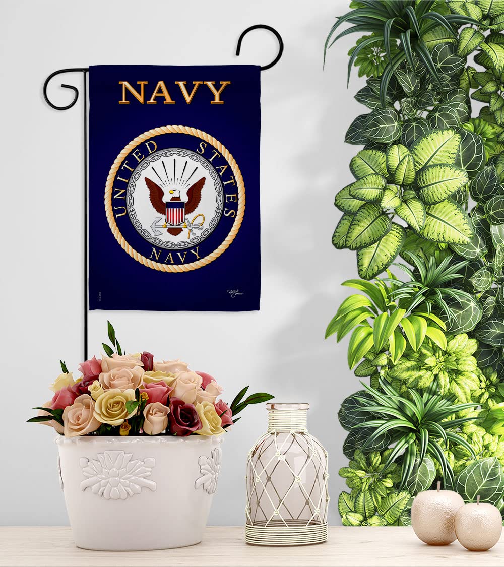 Breeze Decor US Navy garden flag package included