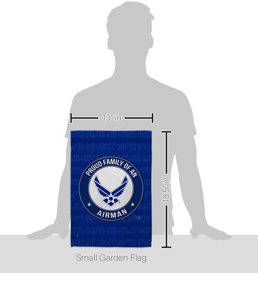 Breeze Decor USAF flag double-sided readability on both sides