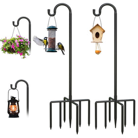 Breeze Touch 2Pack 76-inch shepherd hook base for stable ground setup.