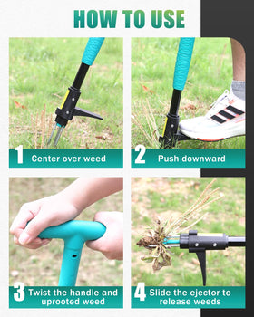 Breeze Touch heavy-duty steel claw and rust-resistant shaft endure seasons.