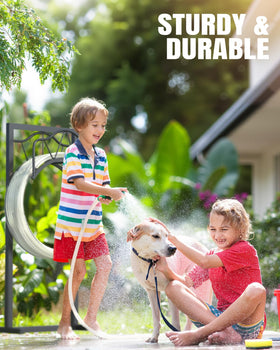 Breeze Touch 4-spike hose stand suited for garden, patio, or lawn