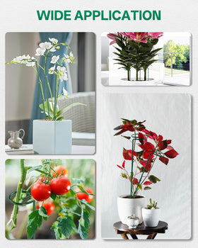 Breeze Touch discreet green finish stakes elevate garden aesthetics while keeping plants upright.