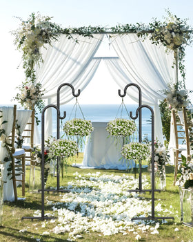Breeze Touch sturdy outdoor decor solution suitable for weddings and events.