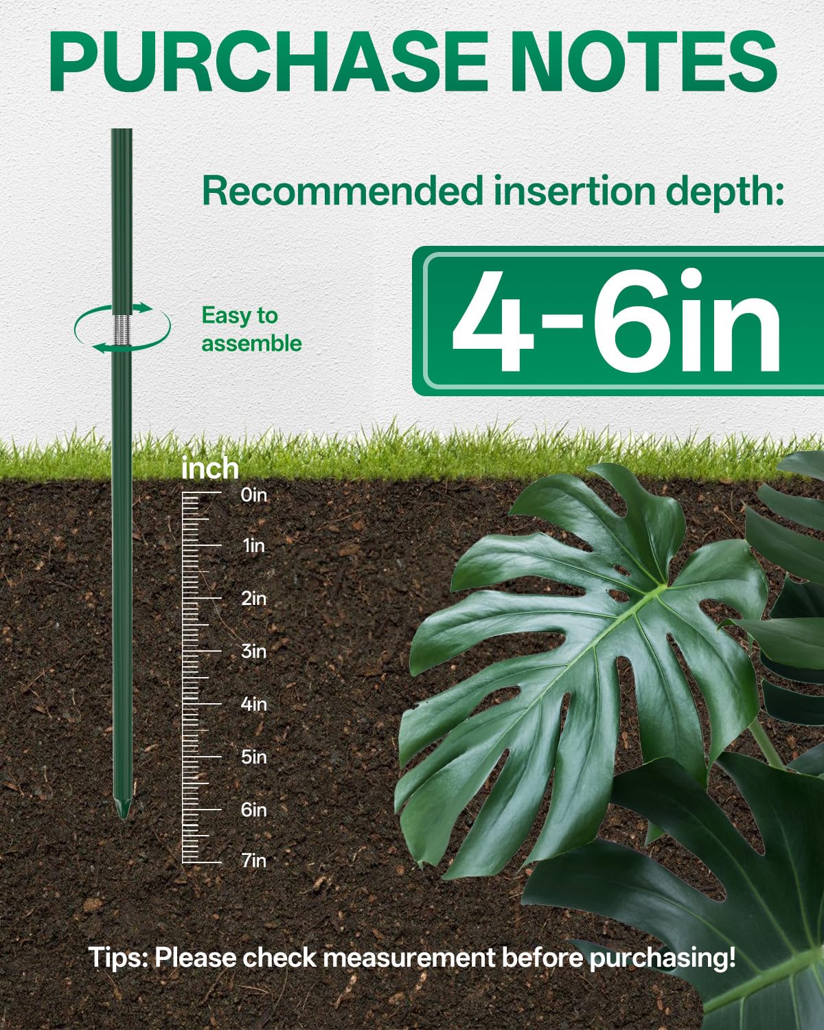 Breeze Touch easy ground insertion for quick setup