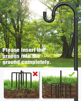Breeze Touch versatile garden hanger for lanterns, feeders, wind chimes.