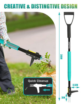 Breeze Touch heavy-duty yet lightweight steel head with rust-resistant shaft.