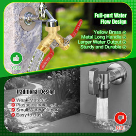 Ideal for lawn irrigation and wash-down tasks with dual outlets