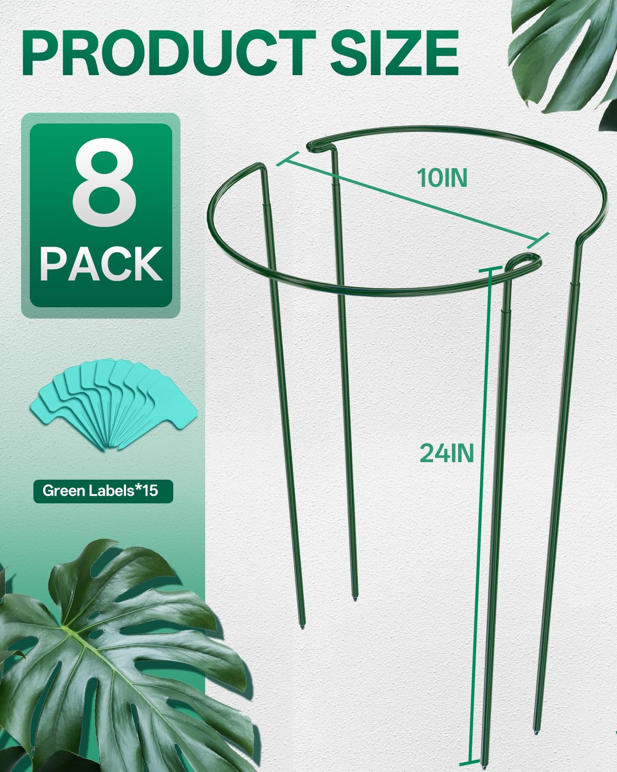 Breeze Touch versatile stake system fits tomatoes, peonies, roses