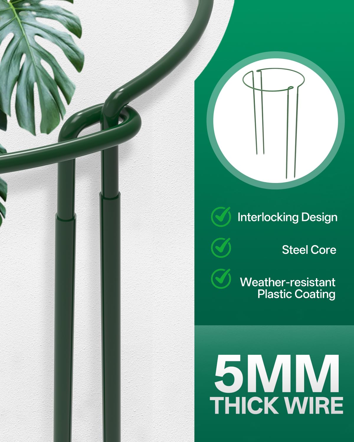 Breeze Touch peony cage for organized bloom support in beds