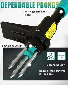 Breeze Touch stand-up weed puller keeps you upright while removing stubborn weeds.