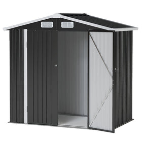 Breezestival shed weatherproof build image highlights wind and snow resistance.