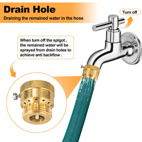 Breezliy extra washers and seal tape indicate complete installation readiness.