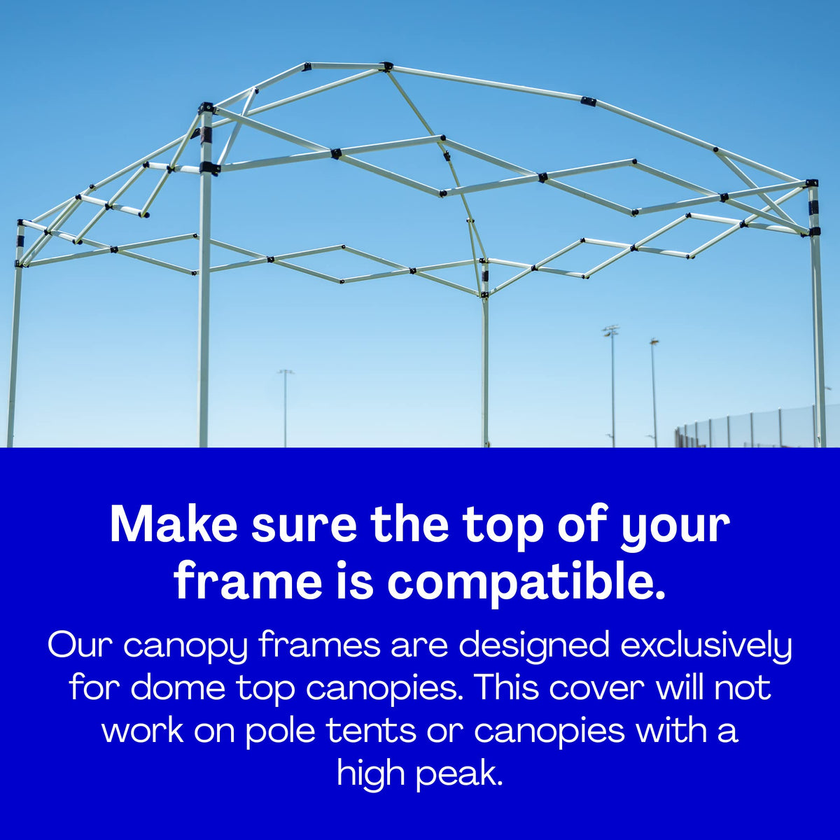 Breezy and Company canopy top elastic straps and Velcro secure attachment.