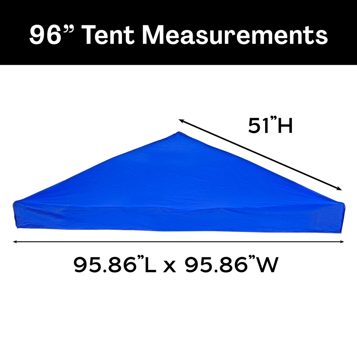 Breezy and Company water-resistant canopy top protects gear outdoors.